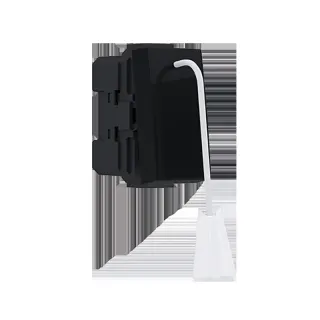 MODYS ΜΠΟΥΤΟΝ ΤΡΑΒΗΧΤΟ ΜΑΥΡΟ ΜΑΤ 1P 10A 250VAC IP20