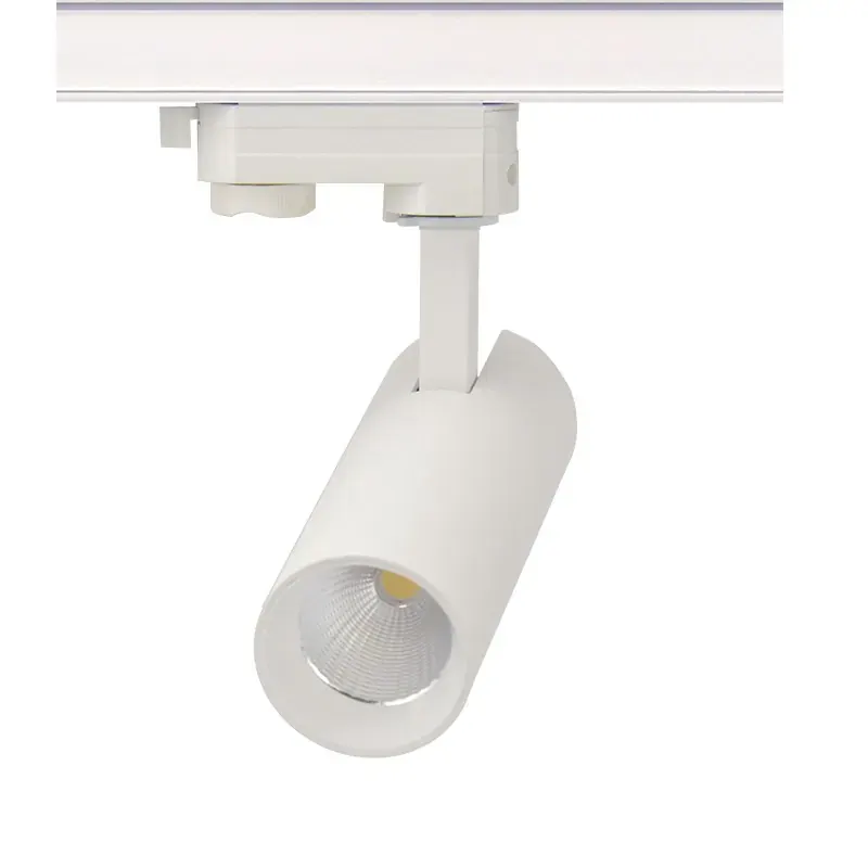 LED ΦΩΤΙΣΤΙΚΟ ΡΑΓΑΣ 230V AC 10W 4000K 3-PHASE 36° 1050LM Ra80 Φ55x153mm 5YRS ΑΜΜΩΔΕΣ ΛΕΥΚΟ