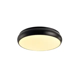 NETTO ΦΩΤΙΣΤΙΚΟ ΟΡΟΦΗΣ ΜΑΥΡΟ ΜΑΤ ΜΕΤΑΛΛΙΚΟ LED 32W 3000K 2560Lm IP20 Φ400Χ80MM