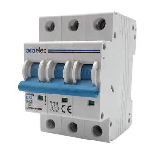 MCB 3P D25 6KA 3M