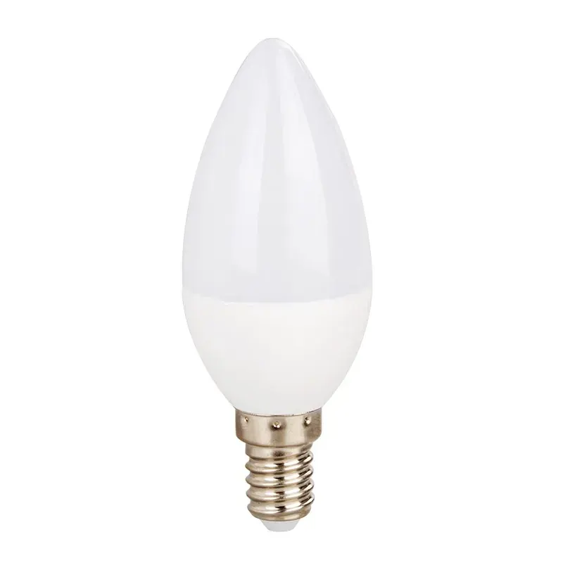 LED SMD C37 5W 6000K 230V AC 470LM RA80 30000HRS 200° 1xE14