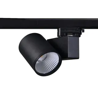SAND BLACK LED ΦΩΤΙΣΤΙΚΟ ΡΑΓΑΣ 40W 4000K 3-PHASE 34° 4600LM 230V AC Ra80 5YRS