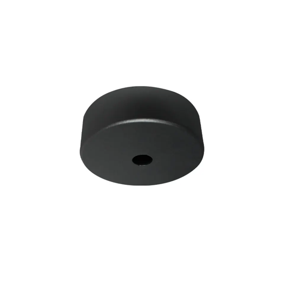 ΜΕΤΑΛΛΙΚΗ ΜΑΥΡΗ ΣΤΡΟΓΓΥΛΗ ΡΟΖΕΤΑ Φ80x30mm