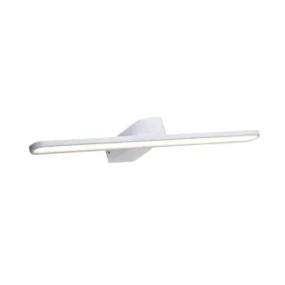 PHOEBE-ΦΩΤΙΣΤΙΚΟ ΕΠΙΤΟΙΧΟ ΛΕΥΚΟ ΜΑΤ ΜΕΤΑΛΛΙΚΟ LED 16W 3000K 1040LM 50Χ12Χ4CM