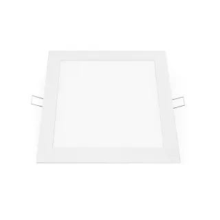 LED ΠΑΝΕΛ ΧΩΝΕΥΤΟ 230V AC 18W 4000K 1800LM Ra80 Φ223mm ΛΕΥΚΟ ΤΕΤΡΑΓΩΝΟ