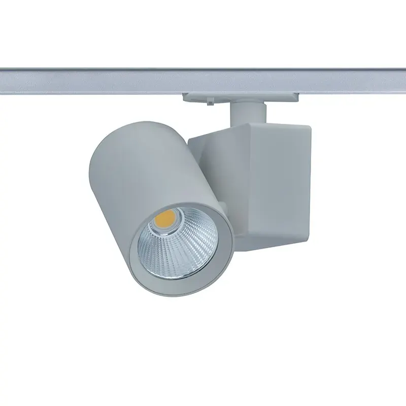 LED ΦΩΤΙΣΤΙΚΟ ΡΑΓΑΣ 230V AC 20W 3000K 1-PHASE 34° 2000LM Ra80 ΓΚΡΙ