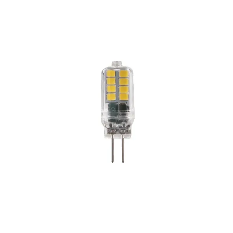 LED SMD ΠΛΑΣΤΙΚΟ ΔΙΑΦΑΝΟ 2W 6000K 12V AC/DC 200LM RA80 30000HRSRS 360° 1xG4