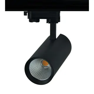 LED ΦΩΤΙΣΤΙΚΟ ΡΑΓΑΣ 230V AC 27W 4000K 3-PHASE 36° 3150LM Ra80 Φ74x170mm 5YRS ΑΜΜΩΔΕΣ ΜΑΥΡΟ
