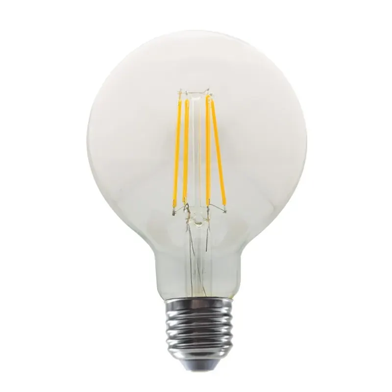 LED FILAMENT E27 G95 8W 4000K 230V AC 1010LM RA80 30000H 360°