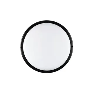 LED PC BLACK CEIL LUMINAIRE 230V AC IP65 20W 1700lm 3000K 110° Ra80
