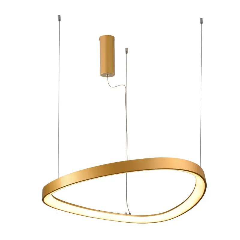 NETTO ΦΩΤΙΣΤΙΚΟ ΚΡΕΜΑΣΤΟ ΧΡΥΣΟ ΑΛΟΥΜΙΝΙΟ LED 36W 3000K 2700Lm IP20 Φ1200Χ400mm