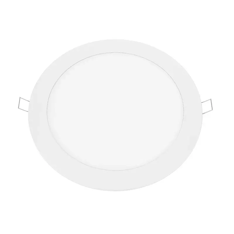 LED ΠΑΝΕΛ ΧΩΝΕΥΤΟ 230V AC 23W 3000K 2050LM Ra80 Φ298mm ΛΕΥΚΟ ΣΤΡΟΓΓΥΛΟ