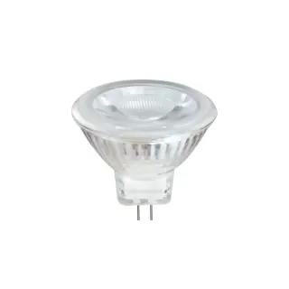 LED SMD ΓΥΑΛΙΝΟ 2,5W 6000K 12V AC/DC 220LM RA80 30000HRS 30° 1xG4 MR11