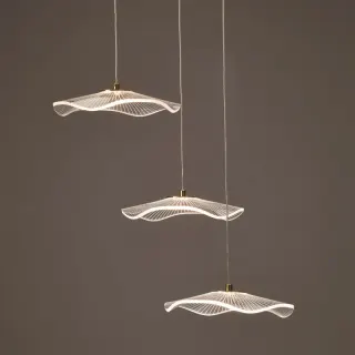 ΚΡΕΜΑΣΤΟ Φ/Σ LED 15W 3000K 1050LM NINFEA ΟΡΕΙΧΑΛΚΟ ΜΕΤ/ΚΟ IP20 D43XH210CM
