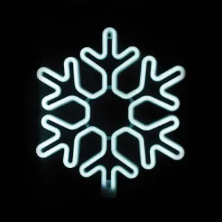 ΧΙΟΝΟΝΙΦΑΔΑ 300 LED NEON ΦΩΤΟΣΩΛΗΝΑ 3m SMD ΨΥΧΡΟ ΛΕΥΚΟ ΣΤΑΘΕΡΟ ΜΕ 1.5m ΚΑΛΩΔΙΟ IP44 400x400mm