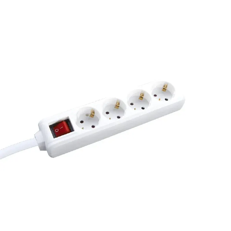 ΠΟΛΥΠΡΙΖΟ 4 ΣΟΥΚΟ ΑΣΦΑΛΕΙΑΣ ΜΕ ΔΙΑΚΟΠΤΗ 16A IP20 ΜΕ ΚΑΛΩΔΙΟ H05VV-F 3X1.5MM2 1.5m