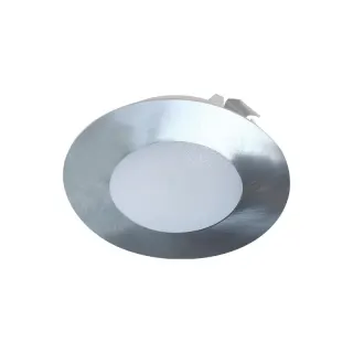 LED ΣΠΟΤ ΦΩΤΙΣΤΙΚΟ ΧΩΝΕΥΤΟ ΜΑΤ ΝΙΚΕΛΙΟ ΣΤΡΟΓΓΥΛΟ 2W 3000K 155LM 230V AC 100° Ra80