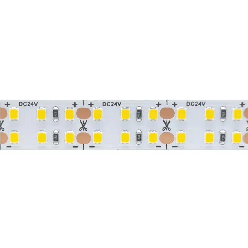 LED SMD STRIP 24V DC 40W/M 3000K 4120LM/M IP20 15MM Ra80 OSRAM 2835 240LEDS/M 3SDCM 5M REEL 5YRS