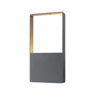 LED SMD WALL LUMINAIRE 4W 240LM 120° 230V AC 3.000K DARK GREY CRI80 IP54 30.000HRS