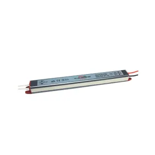 ΓΡΑΜΜΙΚΟ ΜΕΤΑΛΛΙΚΟ CV LED DRIVER 24W 230V AC12V DC 2A IP67 ΜΕ ΚΑΛΩΔΙΑ