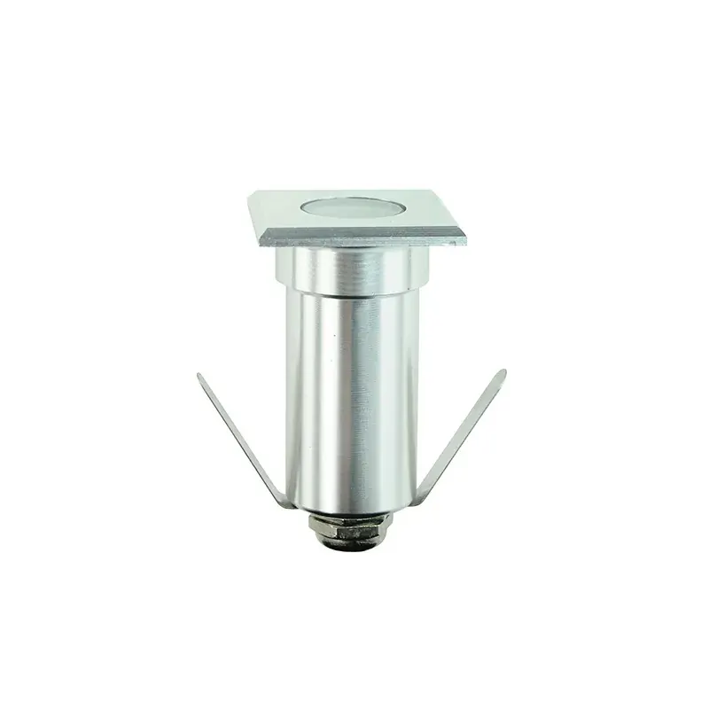LED SQUARE INGROUND SPOT LUMINAIRE 1W 85LM 3000K 30° 230V AC IP65 RA80 30.000hrs