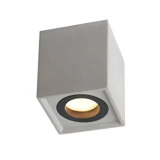 ΟΡΟΦΗΣ Φ/Σ 1ΧGU10 ΦΥΣΙΚΟ ΤΣΙΜΕΝΤΟ 8,5X8,5XH10CM MONTE