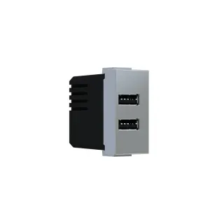 MODYS ΠΡΙΖΑ ΤΡΟΦΟΔΟΣΙΑΣ USB 2XUSB A+C ΑΣΗΜΙ 5VDC 3A IP20
