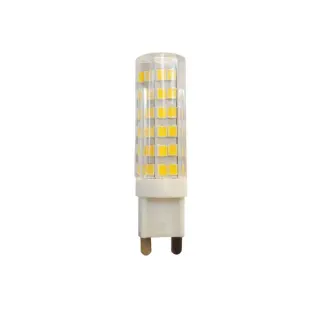LED SMD ΚΕΡΑΜΙΚΟ 7W 3000K 230V AC 580LM RA80 30000HRS 300° 1xG9