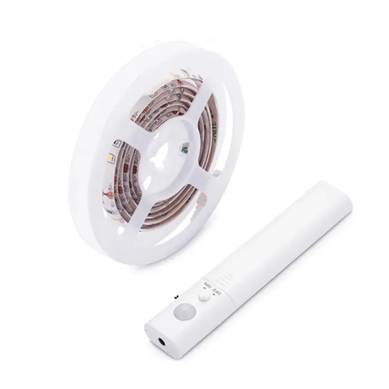 ΛΩΡΙΔΑ LED SMD KIT 1M 4000K IP65 ΜΕ ΑΙΣΘΗΤΗΡΑ ΚΑΙ ΚΟΥΤΙ ΜΠΑΤΑΡΙΑΣ 4xAAA