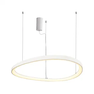 NETTO ΦΩΤΙΣΤΙΚΟ ΚΡΕΜΑΣΤΟ ΛΕΥΚΟ ΜΑΤ ΑΛΟΥΜΙΝΙΟ LED 36W 3000K 2700Lm IP20 Φ400Χ1200mm