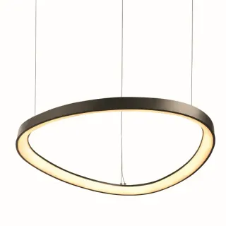 HARMONY-ΦΩΤΙΣΤΙΚΟ ΚΡΕΜΑΣΤΟ ΜΑΥΡΟ ΜΑΤ ΑΛΟΥΜΙΝΙΟΥ LED SMD 44W CCT 4670LM IP20 Φ600Χ1200ΜΜ