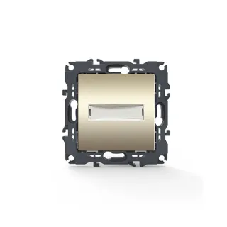 PRIME ΜΠΟΥΤΟΝ ΕΠΙΓΡΑΦΗΣ & LED ΛΥΧΝΙΑ 12VAC ΜΕ ΚΛΙΠ ΠΛΑΣΤΙΚΟ MAT ΣΑΜΠΑΝΙΖΕ 1P 10A 250VAC IP20