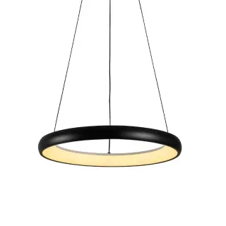 HARMONY-ΦΩΤΙΣΤΙΚΟ ΚΡΕΜΑΣΤΟ ΜΑΥΡΟ ΑΛΟΥΜΙΝΙΟΥ LED SMD 24W CCT 1900LM IP20 Φ400X1000MM