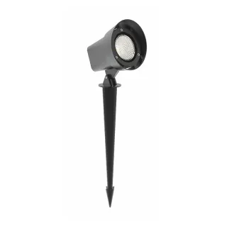 LED COB SPOT LUMINAIRE & SPIKE 19W 1400LM 40° 230V AC 3.000K DARK GREY CRI80 IP65 30.000HRS