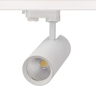 LED ΦΩΤΙΣΤΙΚΟ ΡΑΓΑΣ 230V AC 27W 3000K 3-PHASE 36° 3120LM Ra80 Φ74x170mm 5YRS ΑΜΜΩΔΕΣ ΛΕΥΚΟ