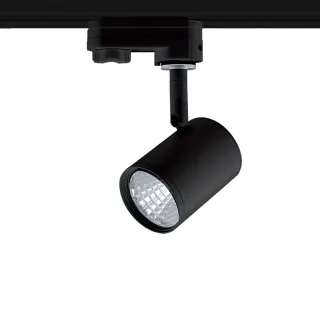 LED COB ΦΩΤΙΣΤΙΚΟ ΡΑΓΑΣ 230V AC 7W 3000K 24° 700LM Ra80 4 ΣΥΡΜΑΤΑ ΜΑΥΡΟ