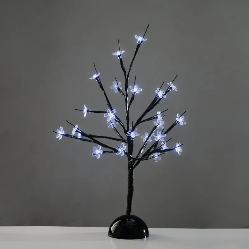 ΔΙΑΚΟΣΜΗΤΙΚΟ ΔΕΝΤΡΟ ME 25 LED ΨΥΧΡΟ ΛΕΥΚΟ & ΜΠΑΤΑΡΙΑ 3ΧAA IP20 100Χ100Χ450mm