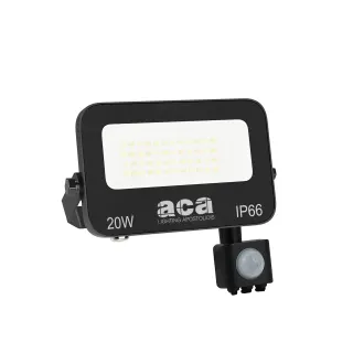ΠΡΟΒΟΛΕΑΣ LED SMD ΜΑΥΡΟΣ ΜΕ ΑΙΣΘΗΤΗΡΑ 20W 3CCT 2000LM 185-265V RA>80 IP66