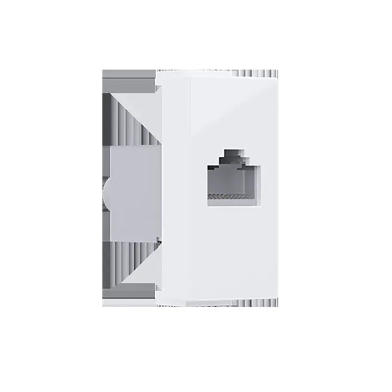 MODYS ΠΡΙΖΑ ΔΙΚΤΥΟΥ ΛΕΥΚΗ RJ45 CAT.6A IP20 ΜΕ ΘΩΡΑΚΙΣΗ