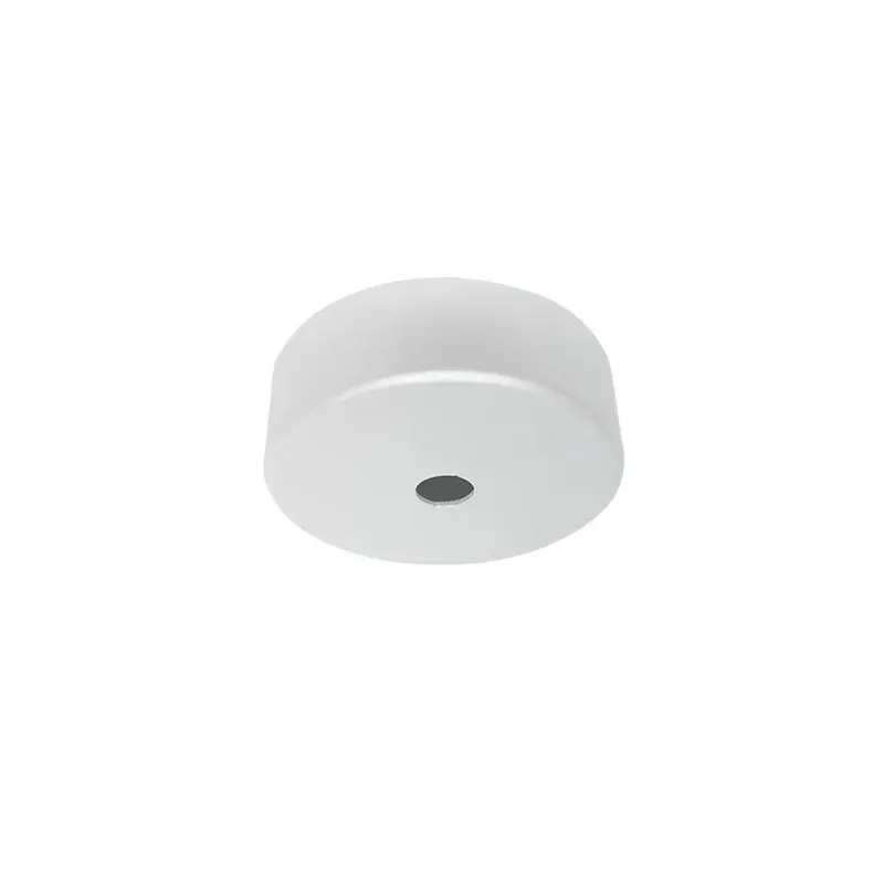 ΜΕΤΑΛΛΙΚΗ ΛΕΥΚΗ ΣΤΡΟΓΓΥΛΗ ΡΟΖΕΤΑ Φ80x30mm
