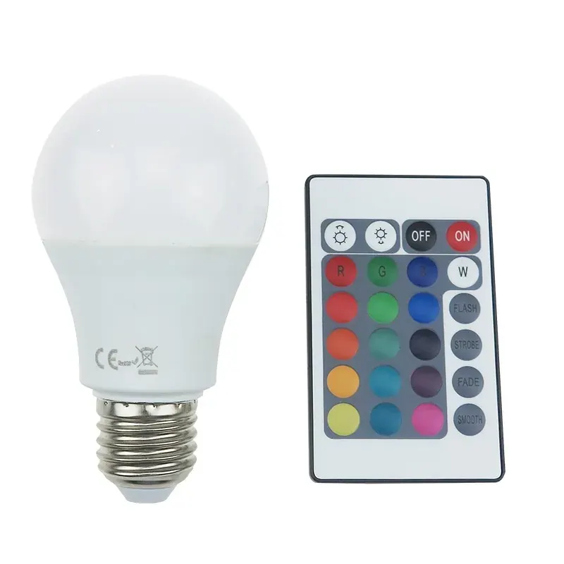 LED SMD A60 8W IR RGB 3000K 230V AC 650LM RA80 30000HRS 270° 1xE27