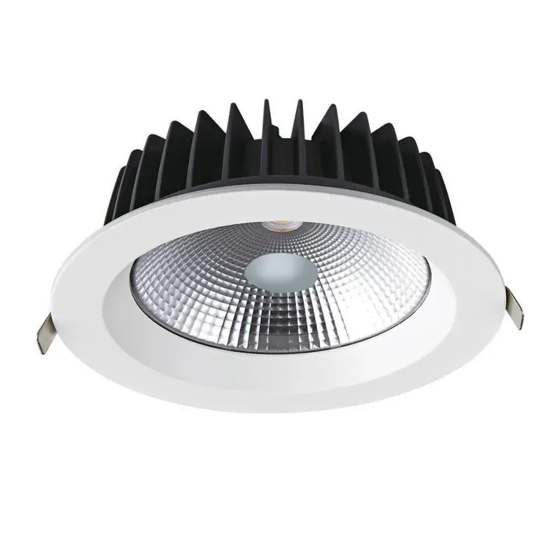 LED ΛΕΥΚΟ ΧΩΝΕΥΤΟ ΦΩΤΙΣΤΙΚΟ 230V AC 40W 6500K 5000LM 100° Ra80 Φ230x77mm 5YRS