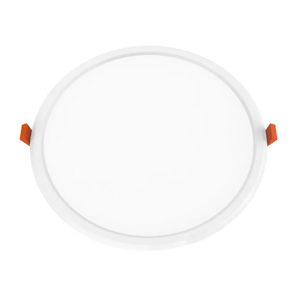 Υ/Κ LED PANEL WHITE ROUND 22W 3000K 2150Lm Φ225x28mm 230V AC Ra80