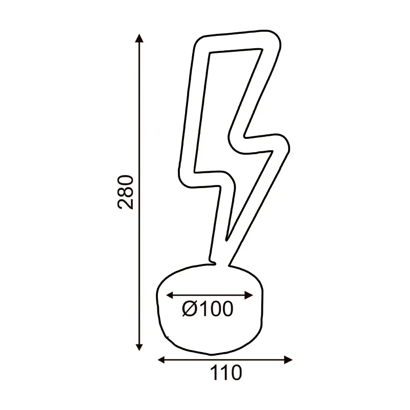 ΑΣΤΡΑΠΗ, 34 NEON LED ΛΑΜΠΑΚΙΑ ΜΕ ΜΠΑΤΑΡΙΑ (3xAA)/USB, ΘΕΡΜΟ ΛΕΥΚΟ, IP20, 11x10x28cm
