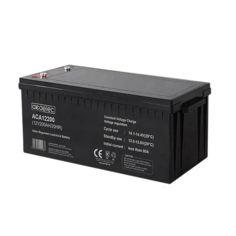 ΜΠΑΤΑΡΙΑ AGM VRLA 12V 200AH/20HR 55,5kg 522X240X18MM