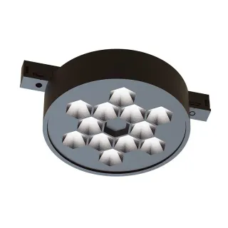 ΜΙΝΙ ΜΑΥΡΟ ΜΑΓΝΗΤΙΚΟ ΣΠΟΤ 24V DC 5W 4000K 300LM 50° Ra90 5YRS Φ71*32ΜΜ