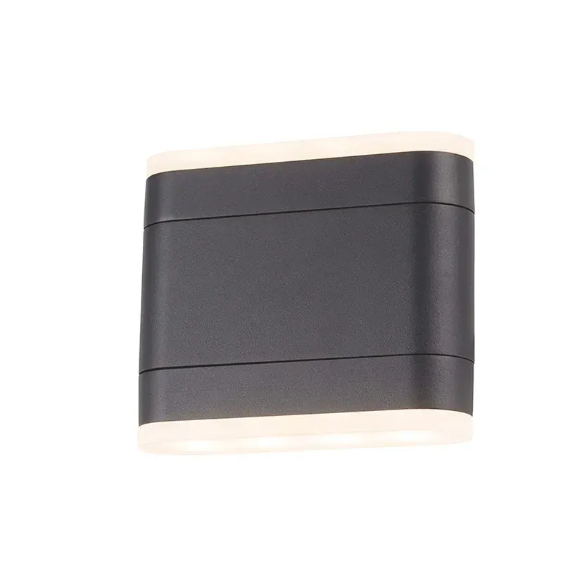 LED SMD WALL LUMINAIRE 9W 480LM 110° 230V AC 3.000K DARK GREY CRI80 IP54 30.000HRS