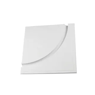 ΓΥΨΙΝΟ TRIMLESS ΦΩΤΙΣΤΙΚΟ ANDIE 1/4 ΤΟΥ ΚΥΚΛΟΥ 62x62x5CM