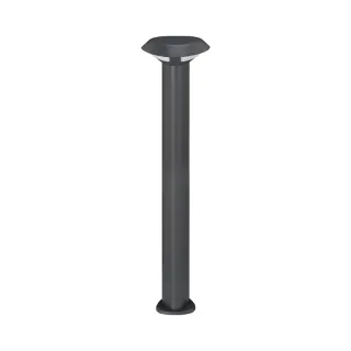 LED SMD POST LUMINAIRE 7W 520LM 330° 230V AC 3.000K DARK GREY CRI80 IP54 30.000HRS