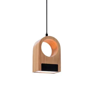 NETTO ΦΩΤΙΣΤΙΚΟ ΚΡΕΜΑΣΤΟ ΦΥΣΙΚΟ ΞΥΛΙΝΟ LED 10W 3000K 800Lm IP20 Φ150Χ1200mm
